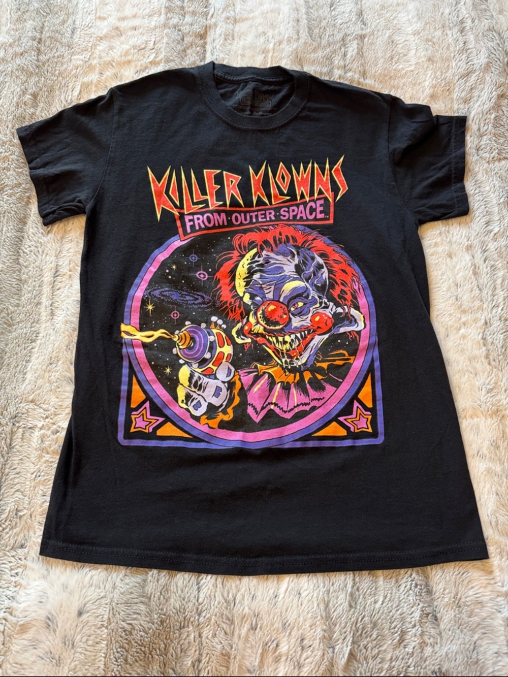 Killer Klowns From Outer Space Graphic Short Sleeve Tee - Black